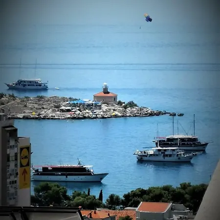 Makarska, Panoramic Sea & Mountains View, Cucek Апартаменты