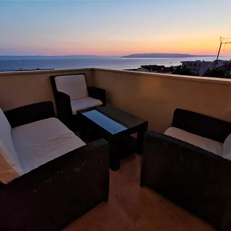 Makarska, Panoramic Sea & Mountains View, Cucek Апартаменты